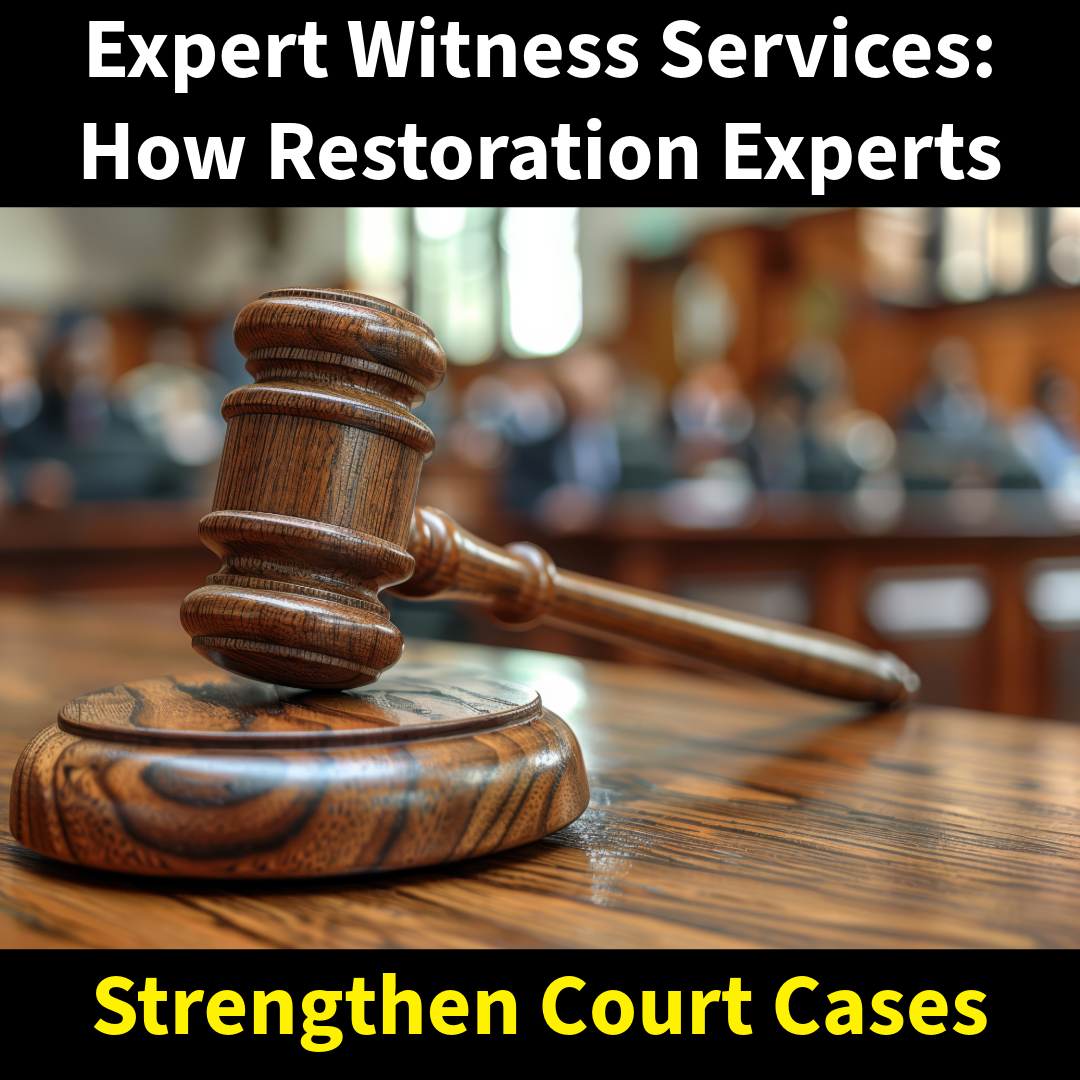 Expert Witness Services: How Restoration Experts Strengthen Court Cases